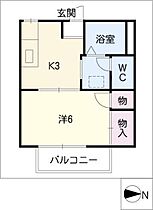 ベルドミール  ｜ 愛知県名古屋市昭和区南分町5丁目（賃貸アパート1K・2階・22.77㎡） その2