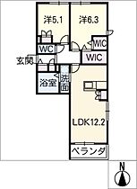 コンフィアンス  ｜ 愛知県名古屋市昭和区戸田町2丁目（賃貸マンション2LDK・3階・61.35㎡） その2