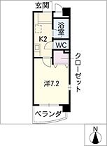 プチプルハイム元八事  ｜ 愛知県名古屋市天白区元八事5丁目（賃貸マンション1K・2階・24.34㎡） その2