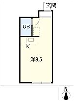 木村ハイツ  ｜ 愛知県名古屋市昭和区八事富士見（賃貸マンション1R・4階・19.95㎡） その2