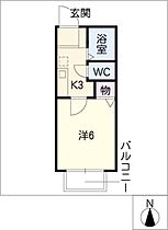 ａｉｌｅ　ｍｏｔｏｙａｇｏｔｏ  ｜ 愛知県名古屋市天白区元八事5丁目（賃貸アパート1K・1階・19.61㎡） その2