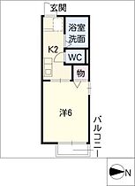 アーバン山手  ｜ 愛知県名古屋市昭和区山手通5丁目（賃貸アパート1K・2階・20.25㎡） その2