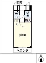 ジュネス佐久間  ｜ 愛知県名古屋市千種区田代本通5丁目（賃貸マンション1R・3階・24.80㎡） その2