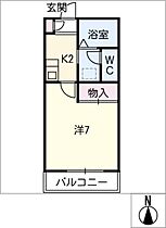 ヒルズ楽園  ｜ 愛知県名古屋市昭和区楽園町（賃貸アパート1K・1階・23.73㎡） その2