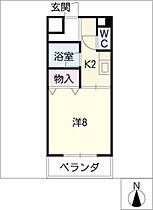 ドミール昭和  ｜ 愛知県名古屋市昭和区宮東町（賃貸マンション1K・2階・24.50㎡） その2