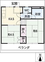 サンライズマンション  ｜ 愛知県名古屋市昭和区川原通1丁目（賃貸マンション2K・3階・38.00㎡） その2