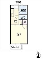 ヒルトップＫ  ｜ 愛知県名古屋市瑞穂区仁所町1丁目（賃貸アパート1K・2階・21.00㎡） その2