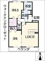 カーサ　フラグランツァII  ｜ 愛知県名古屋市瑞穂区井の元町（賃貸アパート2LDK・3階・58.20㎡） その2