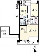 グランドメゾン駈上テラス605  ｜ 愛知県名古屋市南区駈上1丁目（賃貸マンション2LDK・6階・71.45㎡） その2