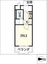 ジュネス原  ｜ 愛知県名古屋市天白区原1丁目（賃貸マンション1K・4階・20.06㎡） その2