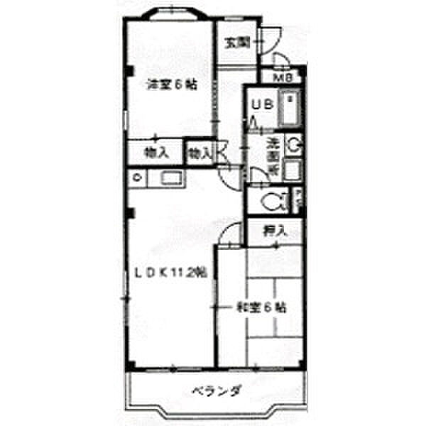 ファミールはらたII 303｜愛知県名古屋市天白区中平2丁目(賃貸マンション2LDK・3階・54.50㎡)の写真 その2