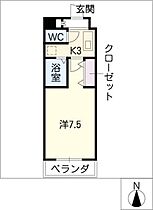 ＩＢはら  ｜ 愛知県名古屋市天白区原1丁目（賃貸マンション1K・6階・25.00㎡） その2