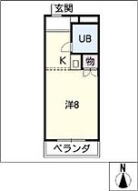 ヴィラ・シャルダン 4F ｜ 愛知県名古屋市天白区植田山4丁目1201（賃貸マンション1R・4階・20.40㎡） その2