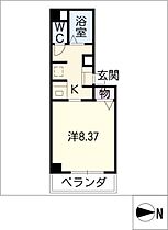 カーサ栄町  ｜ 岐阜県岐阜市加納栄町通2丁目（賃貸マンション1K・3階・26.40㎡） その2