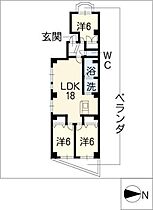 ＲＥＳＩＤＥＮＣＥ35  ｜ 岐阜県岐阜市加納清水町3丁目（賃貸マンション3LDK・6階・70.00㎡） その2