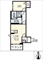 シャーメゾン　サンク  ｜ 岐阜県岐阜市加納西広江町1丁目（賃貸マンション1LDK・3階・43.04㎡） その2