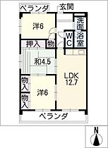 フィマーレ城東  ｜ 岐阜県岐阜市城東通1丁目（賃貸マンション3LDK・2階・66.30㎡） その2