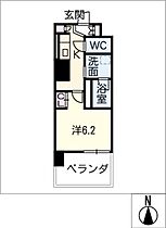 ジョイフル岐阜駅　カーサ・イースト  ｜ 岐阜県岐阜市高砂町1丁目（賃貸マンション1K・19階・25.44㎡） その2