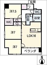 ペリエ　ジュエ（東）  ｜ 岐阜県岐阜市長住町10丁目（賃貸マンション3LDK・2階・85.09㎡） その2