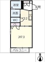 モンステラーハウス  ｜ 岐阜県岐阜市沖ノ橋町2丁目（賃貸アパート1K・2階・26.46㎡） その2