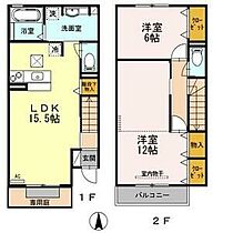 ルミエールささ II ｜ 岐阜県岐阜市松鴻町2丁目2番地（賃貸テラスハウス2LDK・1階・82.19㎡） その2