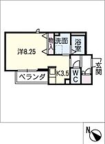 SHAMAISON INABA ST.  ｜ 岐阜県岐阜市伊奈波通3丁目（賃貸マンション1K・3階・33.29㎡） その2