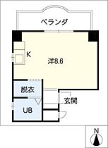 シャルム恵　Ｅ～Ｈタイプ  ｜ 岐阜県岐阜市柳津町本郷1丁目（賃貸マンション1R・4階・19.25㎡） その2