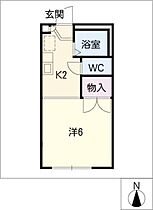 ミノルハイツ  ｜ 岐阜県岐阜市西川手6丁目（賃貸アパート1K・1階・19.96㎡） その2