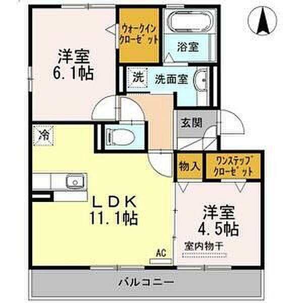 サニーフラット 203｜岐阜県岐阜市西河渡1丁目(賃貸アパート2LDK・2階・54.23㎡)の写真 その19