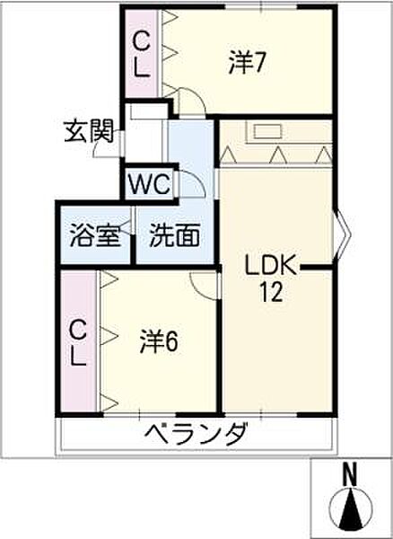 アネックスI ｜岐阜県瑞穂市只越(賃貸マンション2LDK・3階・58.09㎡)の写真 その2