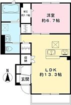 ハニーA棟 101号室 ｜ 岐阜県岐阜市河渡3丁目46-2（賃貸アパート1LDK・1階・49.37㎡） その2