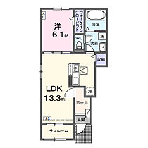 クレール・実 101 ｜ 岐阜県安八郡安八町牧181番地1（賃貸アパート1LDK・1階・50.01㎡） その2