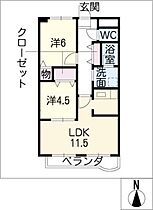 ＤＯＭＵＳ  ｜ 岐阜県安八郡安八町南今ケ渕（賃貸マンション2LDK・2階・53.76㎡） その2