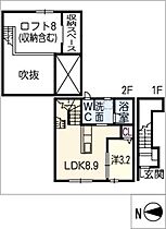 ｅｓｐｒｅｓｓｏ  ｜ 岐阜県岐阜市木田2丁目（賃貸アパート1LDK・2階・44.94㎡） その2