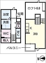 ｅｌｍ－Ｃ－  ｜ 岐阜県瑞穂市穂積（賃貸アパート1R・2階・32.41㎡） その2