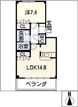 パーシモン（Ｐｅｒｓｉｍｍｏｎ）  ｜ 岐阜県美濃加茂市蜂屋町中蜂屋（賃貸マンション1LDK・2階・51.05㎡） その2