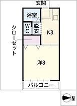 エクセル  ｜ 岐阜県関市西本郷通7丁目（賃貸アパート1K・2階・26.49㎡） その2