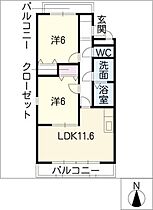 ＮＩＣＥ　ＶＡＬＬＥＹ  ｜ 岐阜県羽島郡岐南町徳田4丁目（賃貸アパート2LDK・2階・55.62㎡） その2