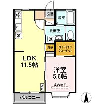 ビバリーヒルズ　I 206 ｜ 岐阜県羽島郡岐南町徳田4丁目3番地（賃貸アパート1LDK・2階・37.90㎡） その2