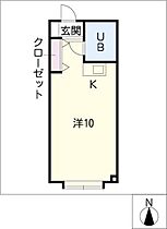 リブ・ハート・アート  ｜ 岐阜県岐阜市天池1丁目（賃貸マンション1R・2階・25.00㎡） その2