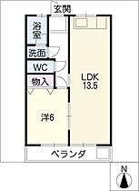 第1岐南ビル  ｜ 岐阜県羽島郡岐南町上印食2丁目（賃貸マンション1LDK・2階・43.74㎡） その2