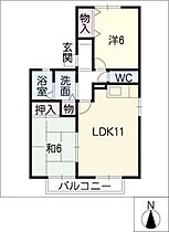 ハイエールＭＡＴＳＵＢＡＲＡ  ｜ 岐阜県羽島郡岐南町三宅8丁目（賃貸アパート2LDK・2階・54.42㎡） その2