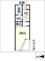 スリーナイン  ｜ 岐阜県岐阜市岩崎（賃貸マンション1K・3階・24.13㎡） その2