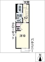 グランシャリオＤ  ｜ 岐阜県岐阜市長良東郷町3丁目（賃貸アパート1K・2階・30.48㎡） その2