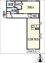 フライハイト  ｜ 岐阜県岐阜市折立（賃貸アパート1LDK・2階・42.93㎡） その2