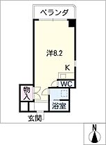 リバーフラッツ  ｜ 岐阜県大垣市北方町1丁目（賃貸マンション1R・3階・23.23㎡） その2