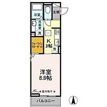 シンディパレス/ハートンD　シンディパレス 107 ｜ 岐阜県大垣市中野町5丁目1番地1（賃貸アパート1K・1階・32.43㎡） その2