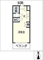 リバーフラッツ  ｜ 岐阜県大垣市北方町1丁目（賃貸マンション1R・4階・24.75㎡） その2