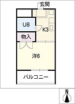 アパートメントハウスダイニチ  ｜ 岐阜県大垣市見取町3丁目（賃貸マンション1K・1階・20.00㎡） その2