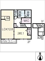 ｅｉｎｓ　Ｈｏｆ  ｜ 岐阜県大垣市本今町（賃貸アパート1LDK・2階・55.86㎡） その2